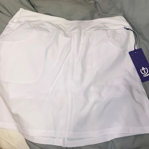 White sports skirt- never worn NEW with tags